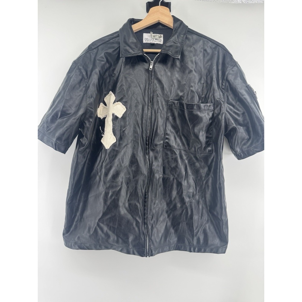 Deluxe hills leather shirt Size Medium